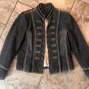 Women's Black Military Style Jacket